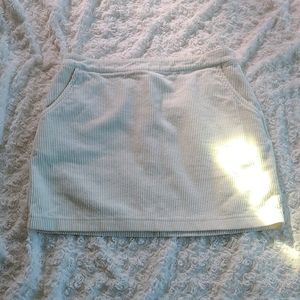 Corduroy mini skirt